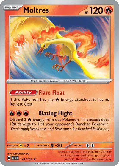 Moltres — SV: 151 146/165