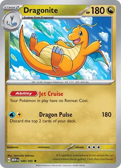 Dragonite — SV: 151 149/165
