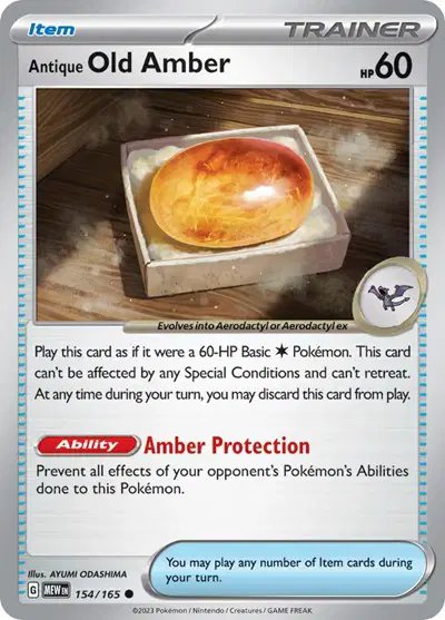 Antique Old Amber — SV: 151 154/165