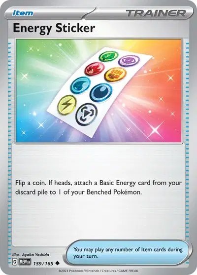 Energy Sticker — SV: 151 159/165