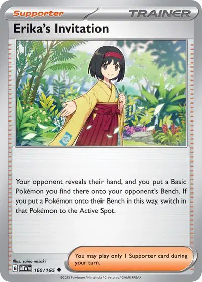 Erika's Invitation — SV: 151 160/165