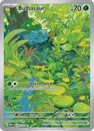 Bulbasaur — SV: 151 166/165