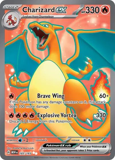 Charizard ex — SV: 151 183/165