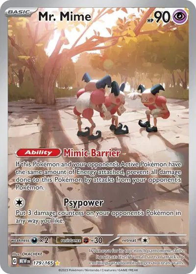 Mr. Mime — SV: 151 179/165