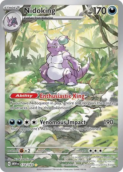 Nidoking — SV: 151 174/165