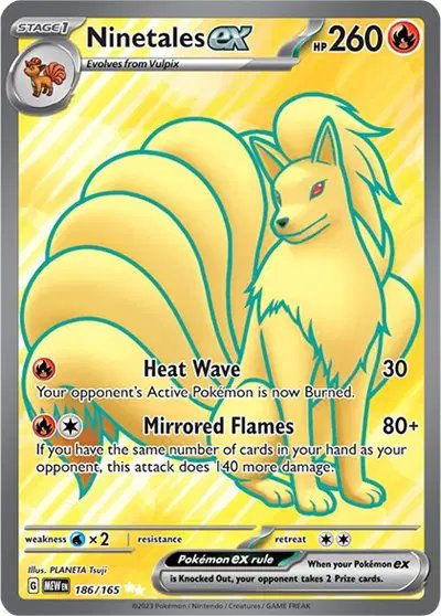 Ninetales ex — SV: 151 186/165