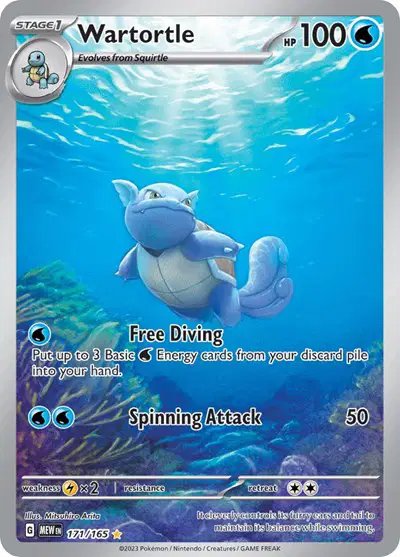 Wartortle — SV: 151 171/165