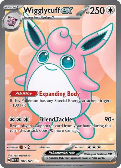 Wigglytuff ex — SV: 151 187/165