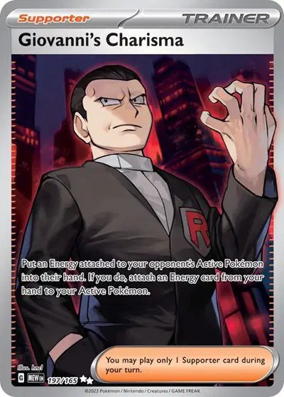 Giovanni's Charisma — SV: 151 197/165