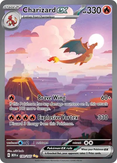 Charizard ex — SV: 151 199/165