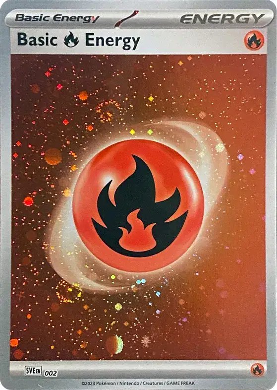 Basic Fire Energy (Cosmos Holo) — SV: 151 002