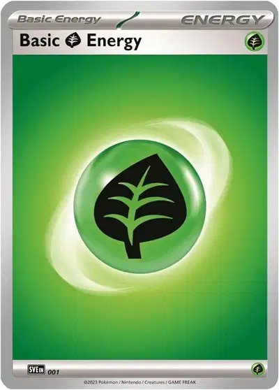 Basic Grass Energy — Scarlet & Violet Base Set 001