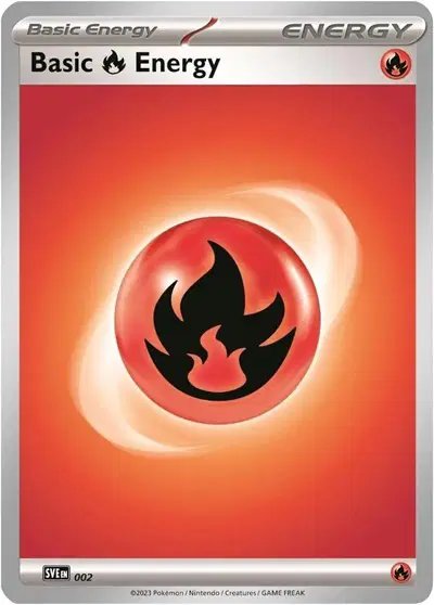 Basic Fire Energy — Scarlet & Violet Base Set 002