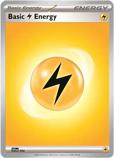 Basic Lightning Energy — Scarlet & Violet Base Set 004