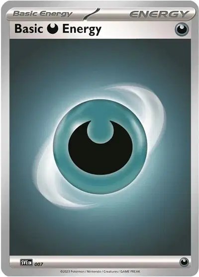 Basic Darkness Energy — Scarlet & Violet Base Set 007