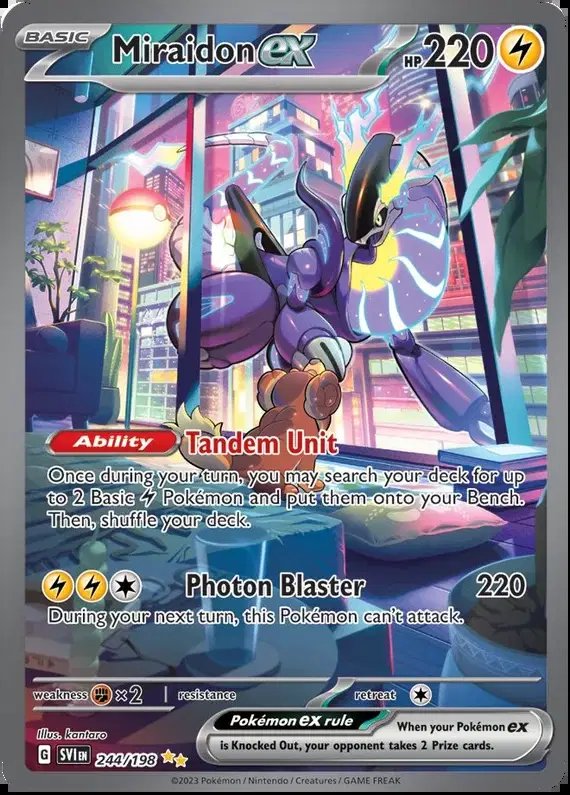 Miraidon ex — Scarlet & Violet Base Set 244/198