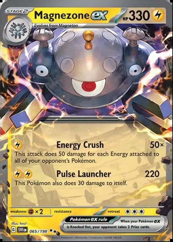 Magnezone ex — Scarlet & Violet Base Set 065/198