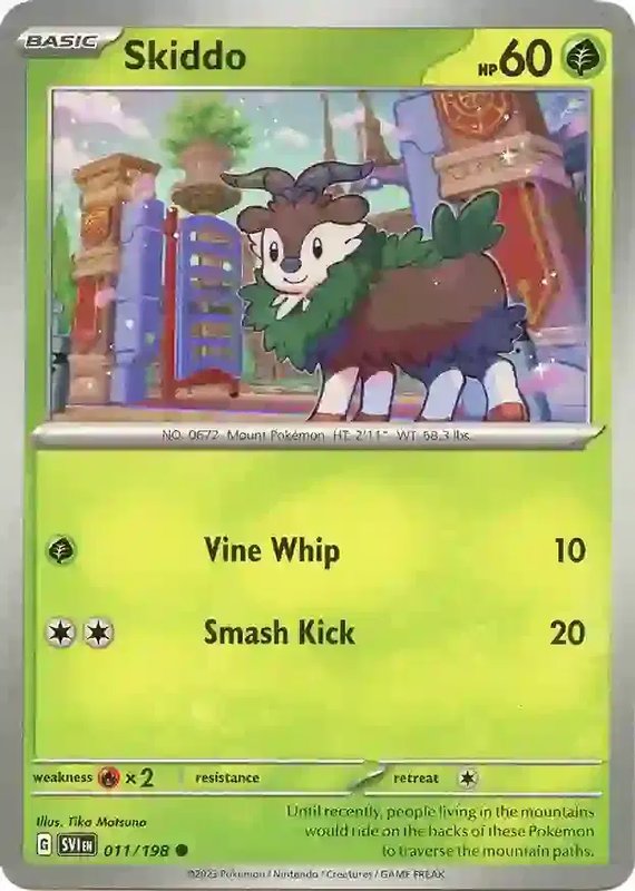 Skiddo — Scarlet & Violet Base Set 011/198