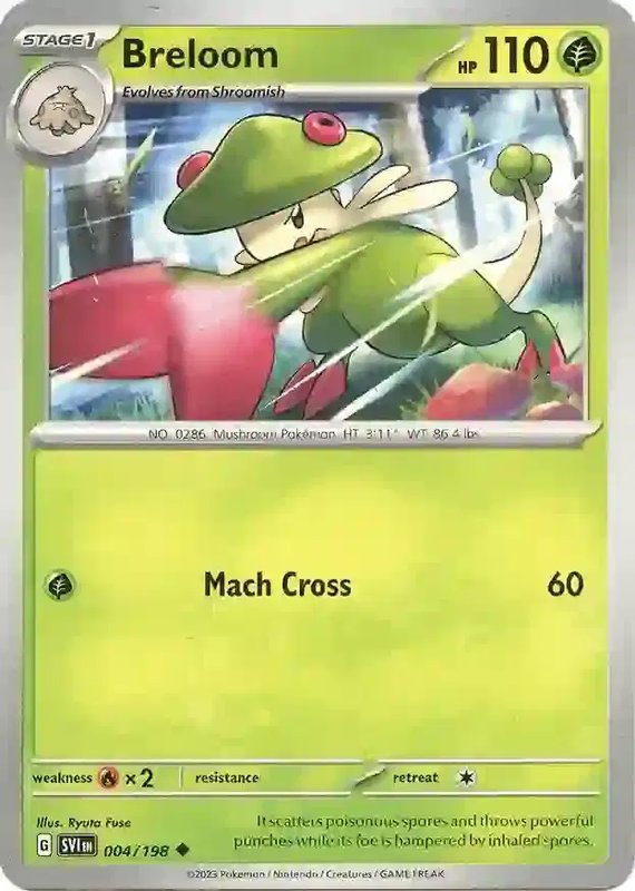 Breloom — Scarlet & Violet Base Set 004/198