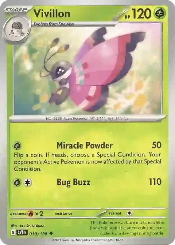 Vivillon — Scarlet & Violet Base Set 010/198