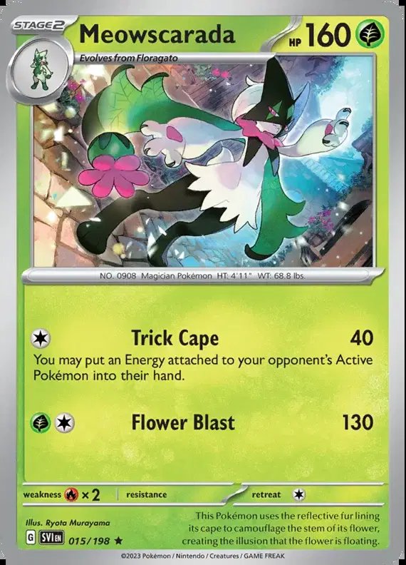 Meowscarada — Scarlet & Violet Base Set 015/198