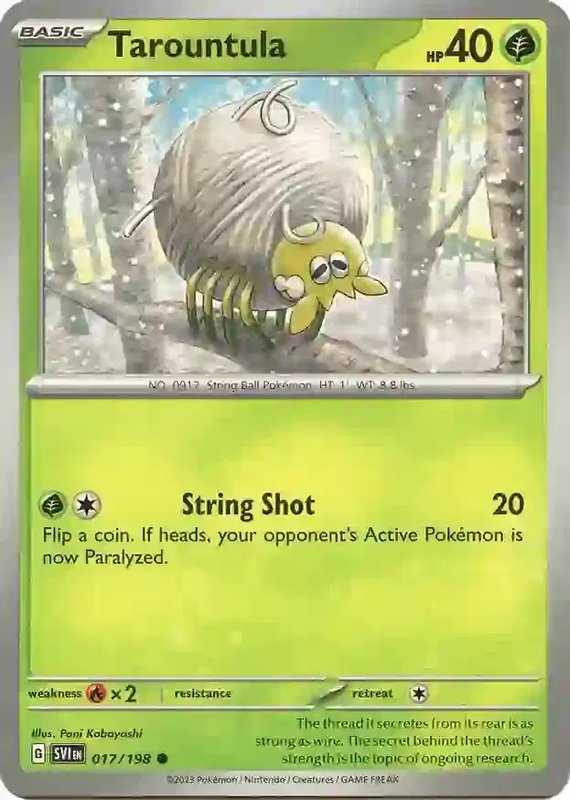 Tarountula — Scarlet & Violet Base Set 017/198