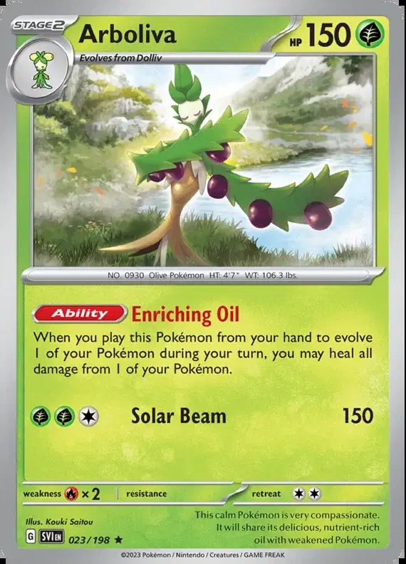 Arboliva — Scarlet & Violet Base Set 023/198