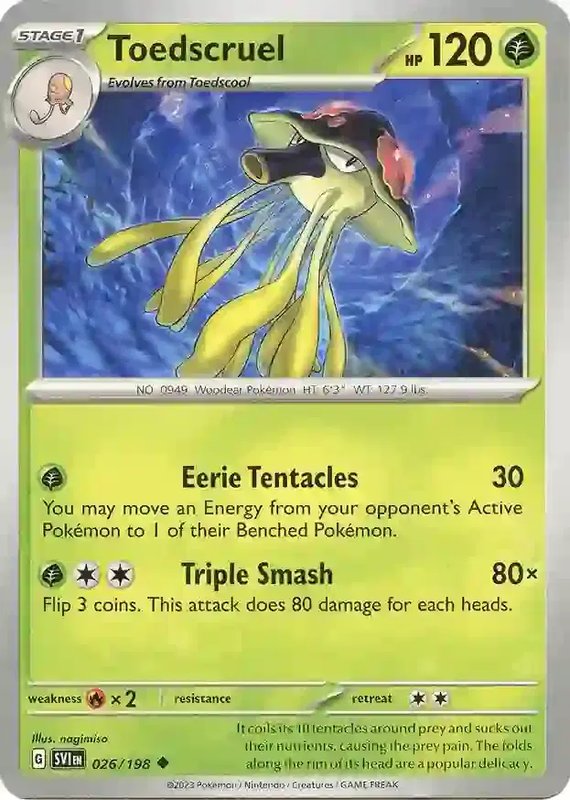 Toedscruel — Scarlet & Violet Base Set 026/198