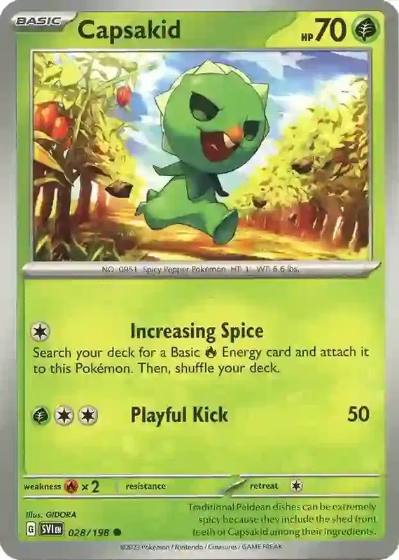 Capsakid — Scarlet & Violet Base Set 028/198