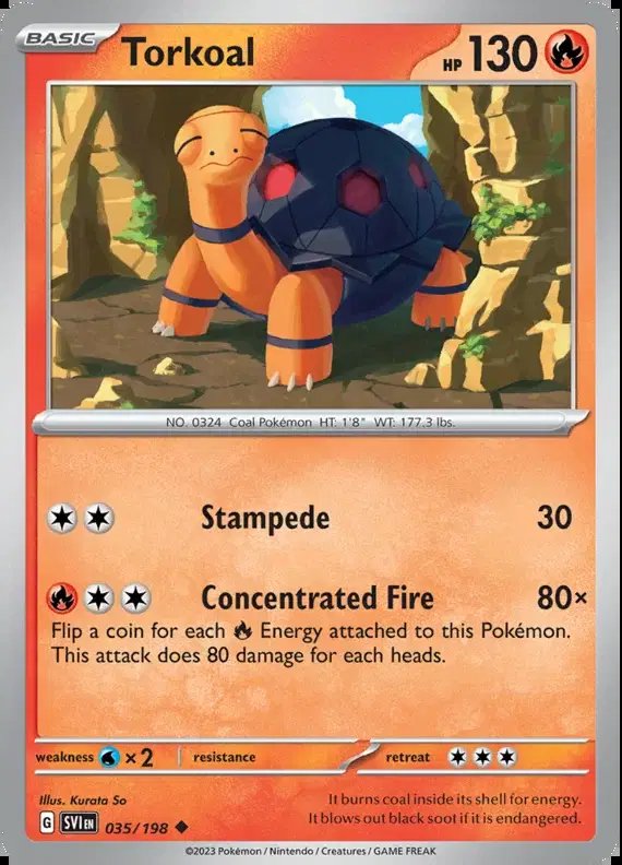 Torkoal — Scarlet & Violet Base Set 035/198