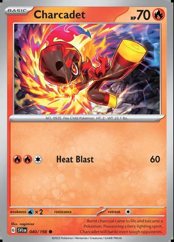 Charcadet — Scarlet & Violet Base Set 040/198