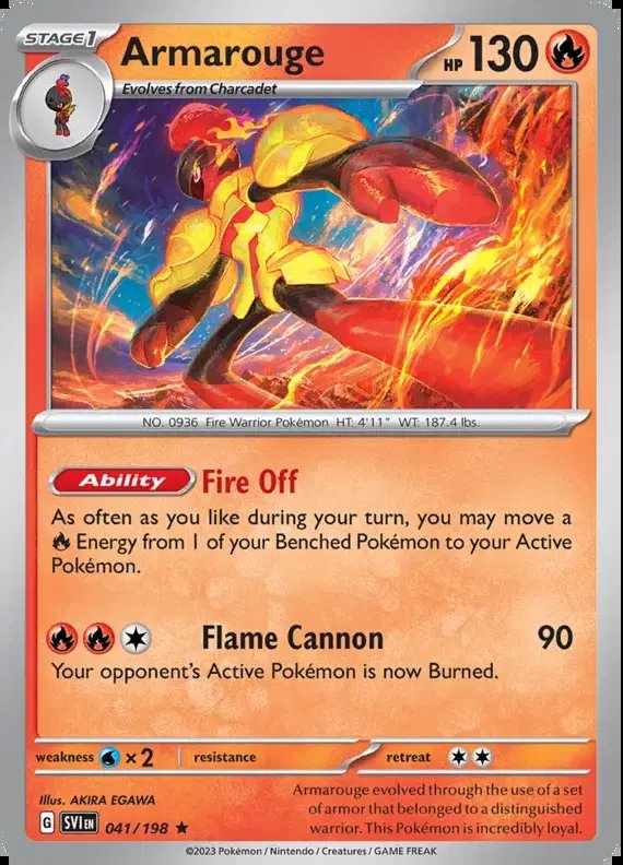 Armarouge — Scarlet & Violet Base Set 041/198