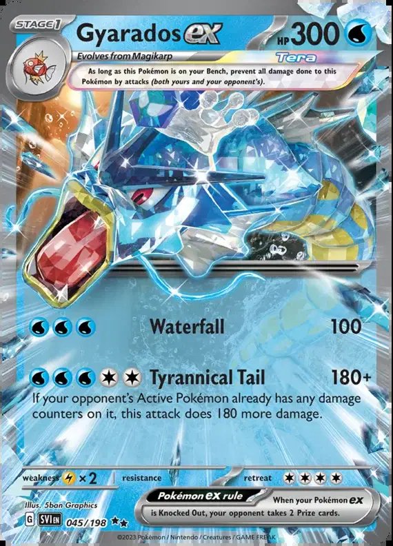 Gyarados ex — Scarlet & Violet Base Set 045/198