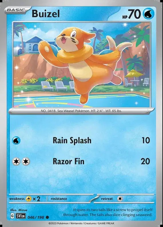 Buizel — Scarlet & Violet Base Set 046/198