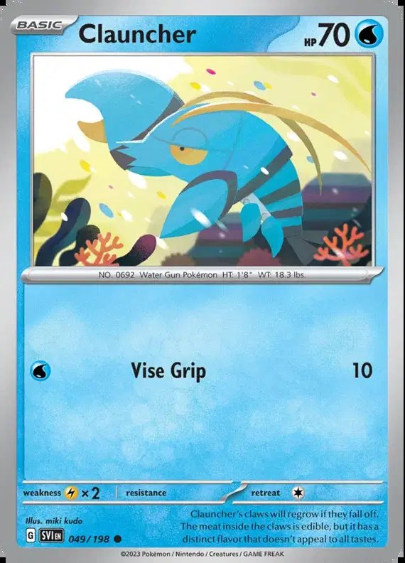 Clauncher — Scarlet & Violet Base Set 049/198
