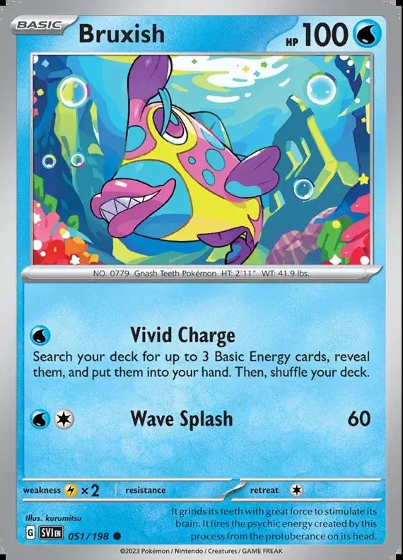 Bruxish — Scarlet & Violet Base Set 051/198