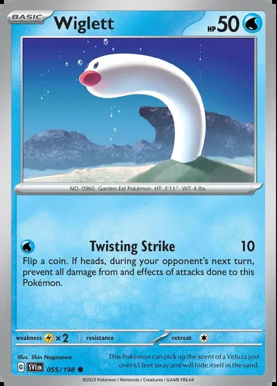 Wiglett — Scarlet & Violet Base Set 055/198