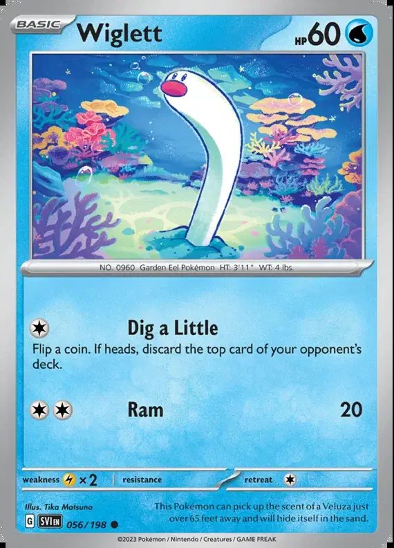 Wiglett — Scarlet & Violet Base Set 056/198