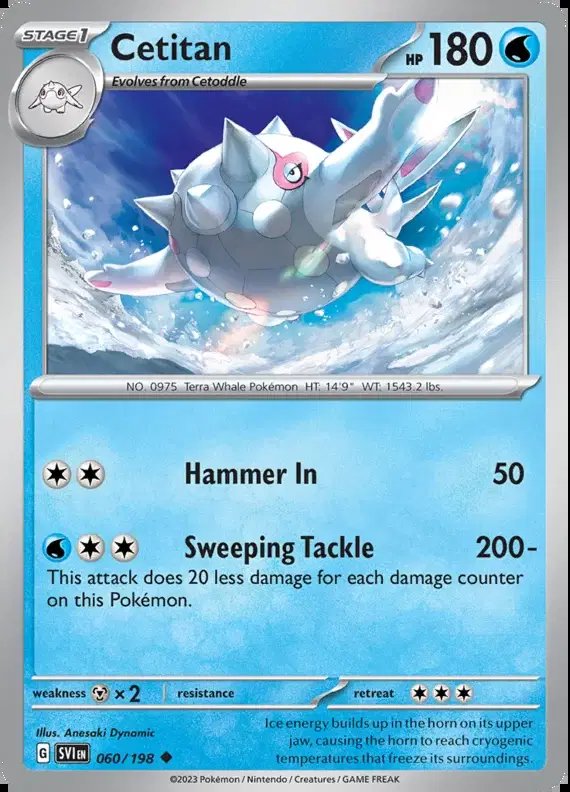 Cetitan — Scarlet & Violet Base Set 060/198