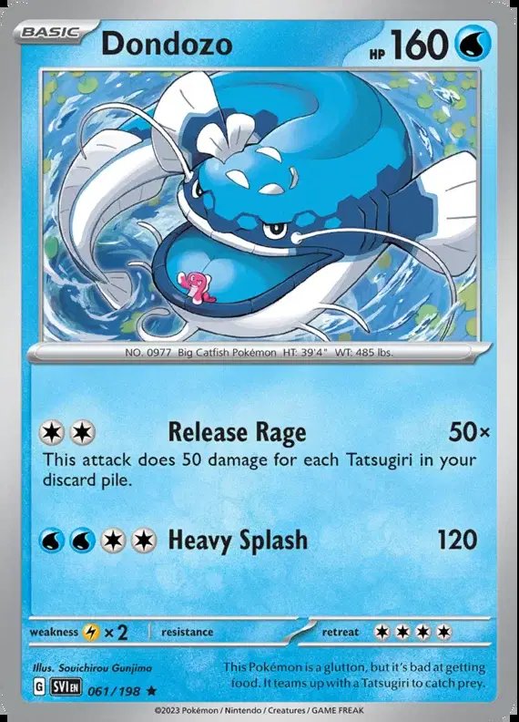 Dondozo — Scarlet & Violet Base Set 061/198