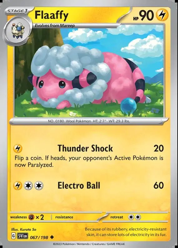Flaaffy — Scarlet & Violet Base Set 067/198