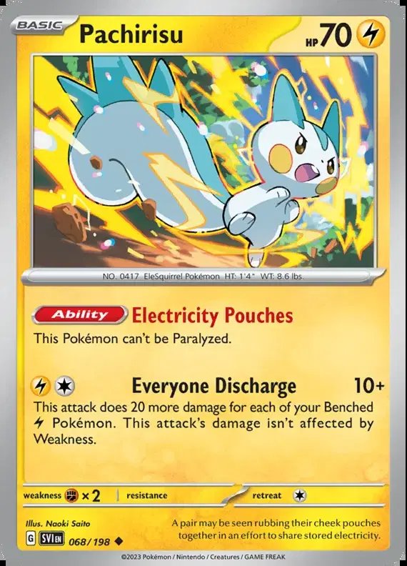 Pachirisu — Scarlet & Violet Base Set 068/198