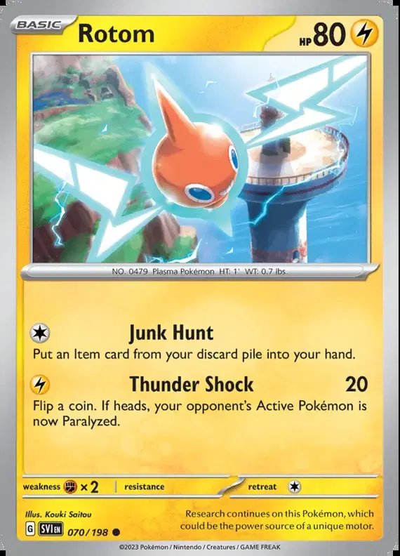 Rotom — Scarlet & Violet Base Set 070/198