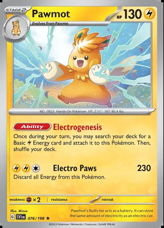Pawmot — Scarlet & Violet Base Set 076/198