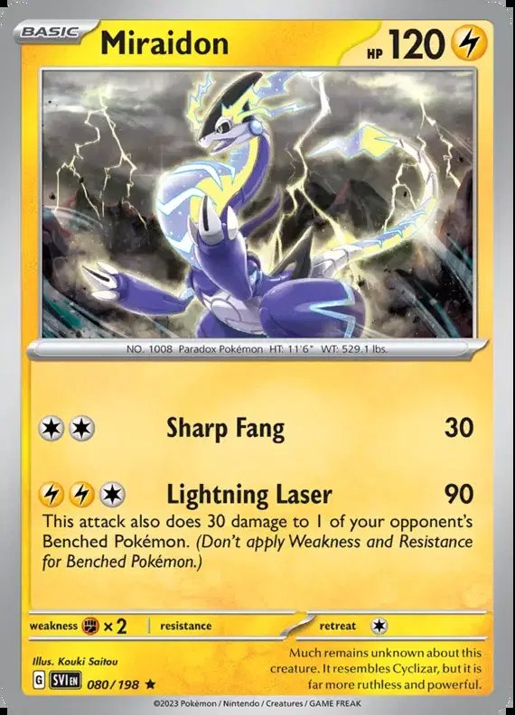 Miraidon — Scarlet & Violet Base Set 080/198
