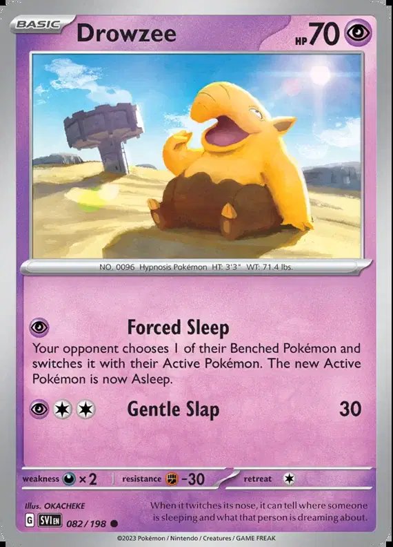 Drowzee — Scarlet & Violet Base Set 082/198