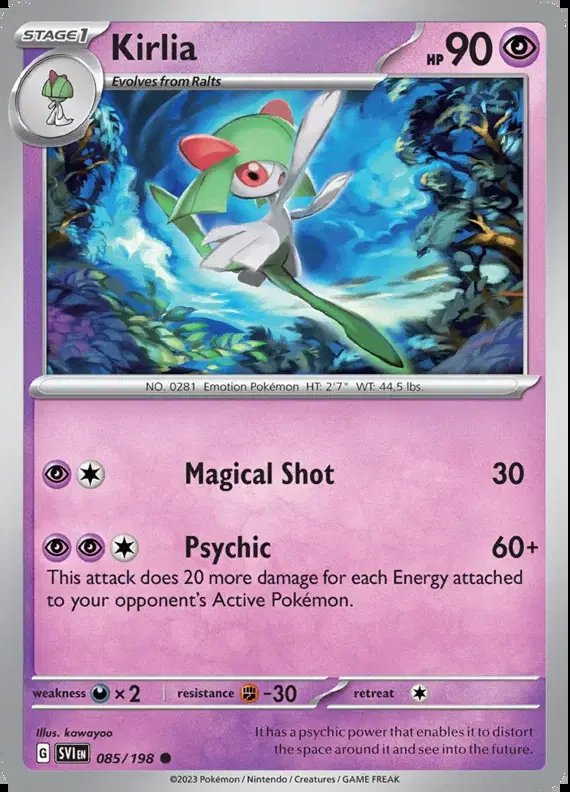 Kirlia — Scarlet & Violet Base Set 085/198