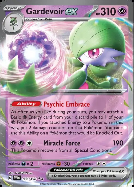 Gardevoir ex — Scarlet & Violet Base Set 086/198