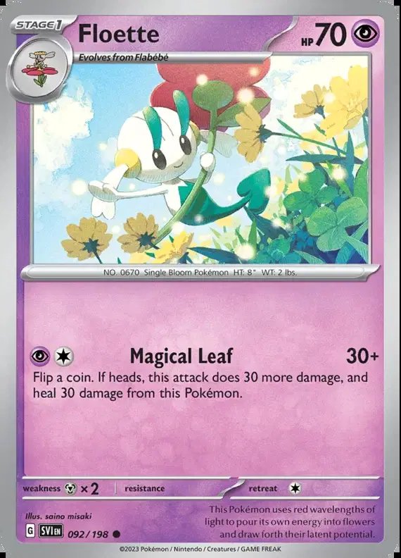 Floette — Scarlet & Violet Base Set 092/198