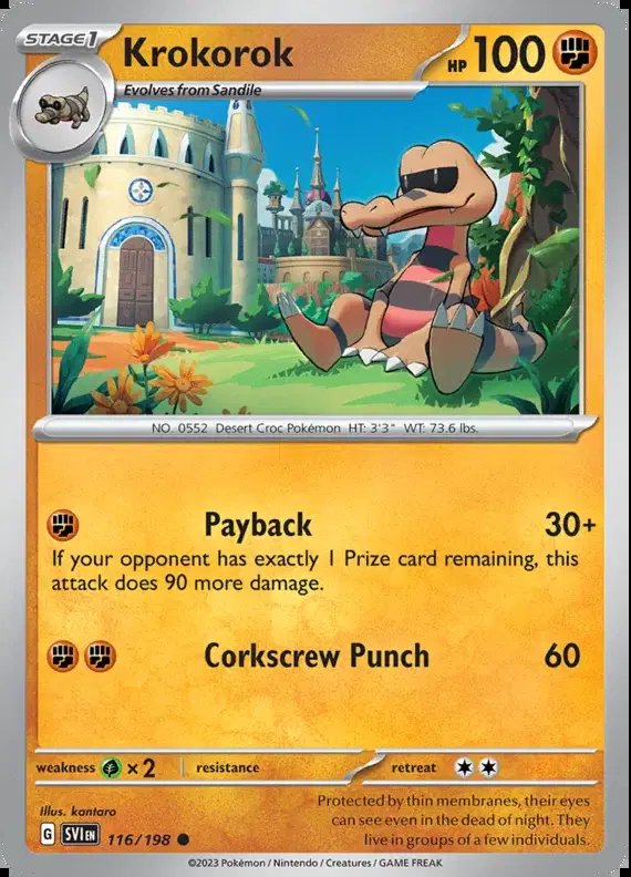 Krokorok — Scarlet & Violet Base Set 116/198